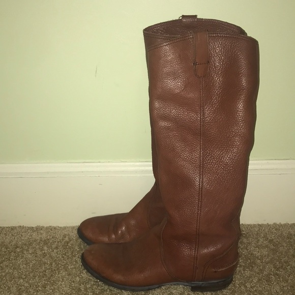 Madewell Shoes - All Leather, tall, brown boots